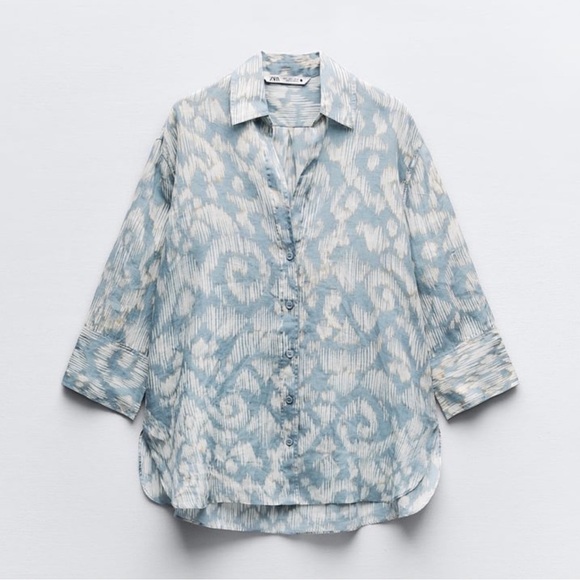 Zara blouse button down 4786/304/426 - Picture 4 of 9